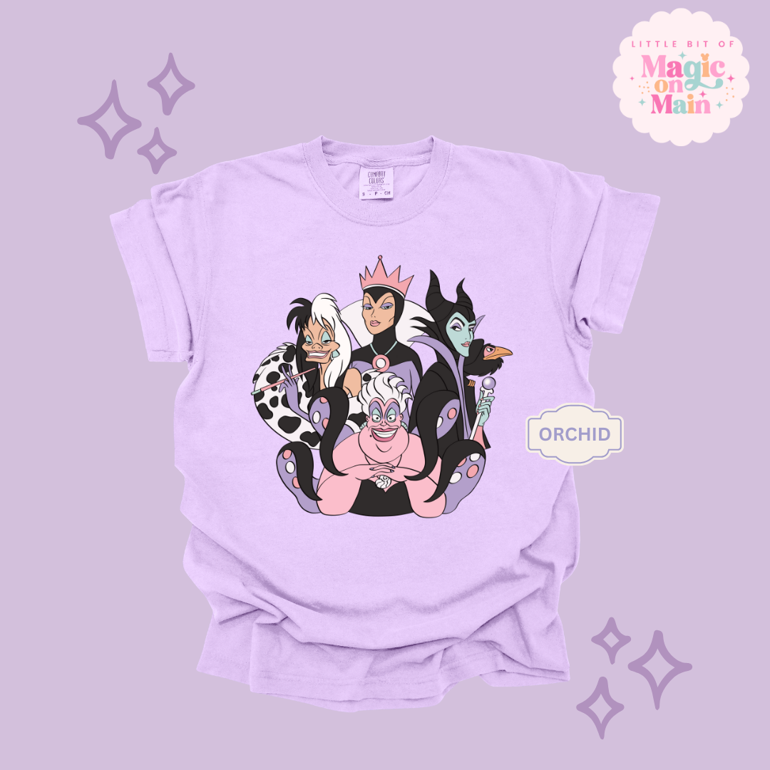 PRINTED VILLAINS - ADULT T-SHIRT