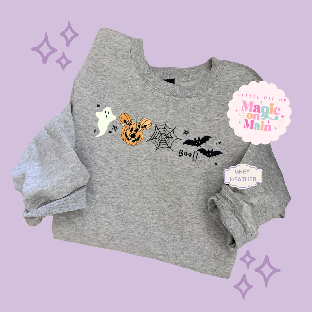 EMBROIDERED BOO CREW - EXCLUSIVE TO MoM - ADULT SWEATSHIRT