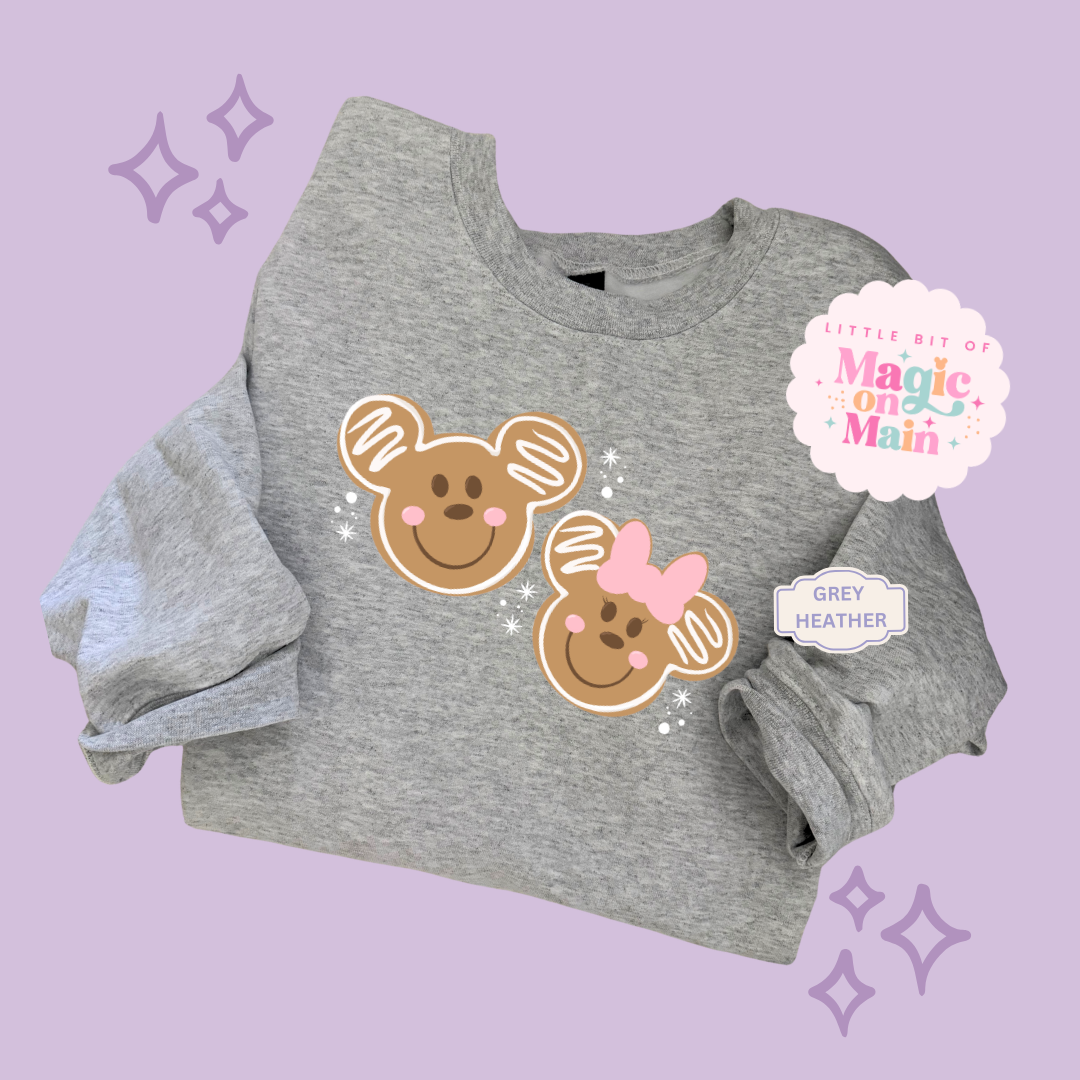 PRINTED GINGERBREAD - EXCLUSIVE TO MoM - ADULT SWEATSHIRT