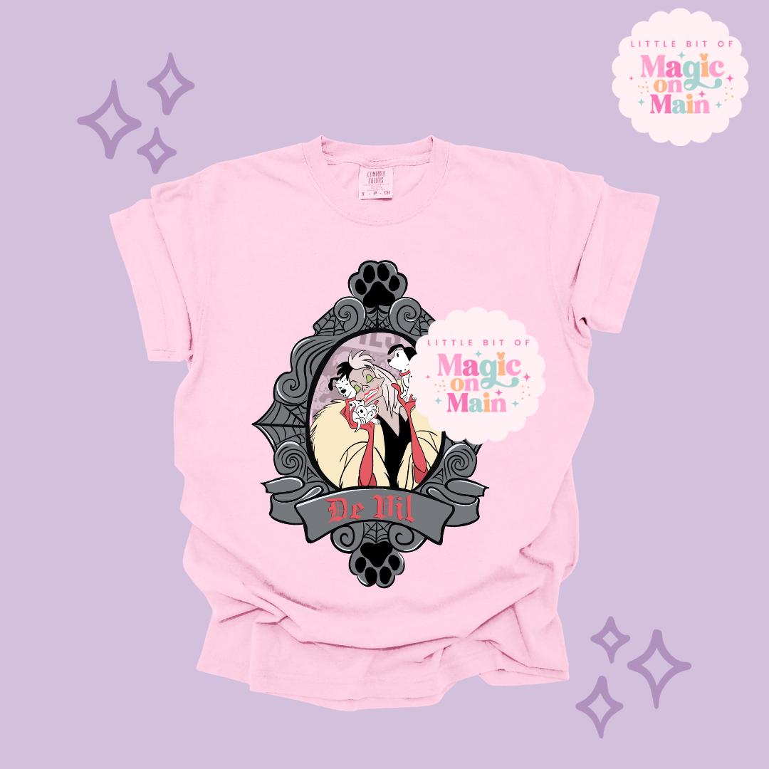 PRINTED DE VIL- EXCLUSIVE TO MoM - ADULT T-SHIRT