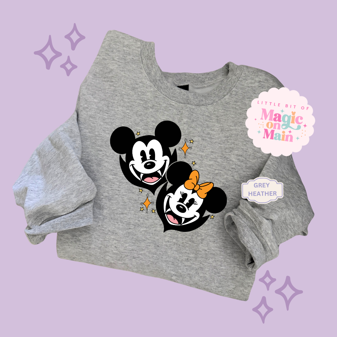 PRINTED MCKY VAMPIRE - EXCLUSIVE TO MoM - ADULT SWEATSHIRT 10058