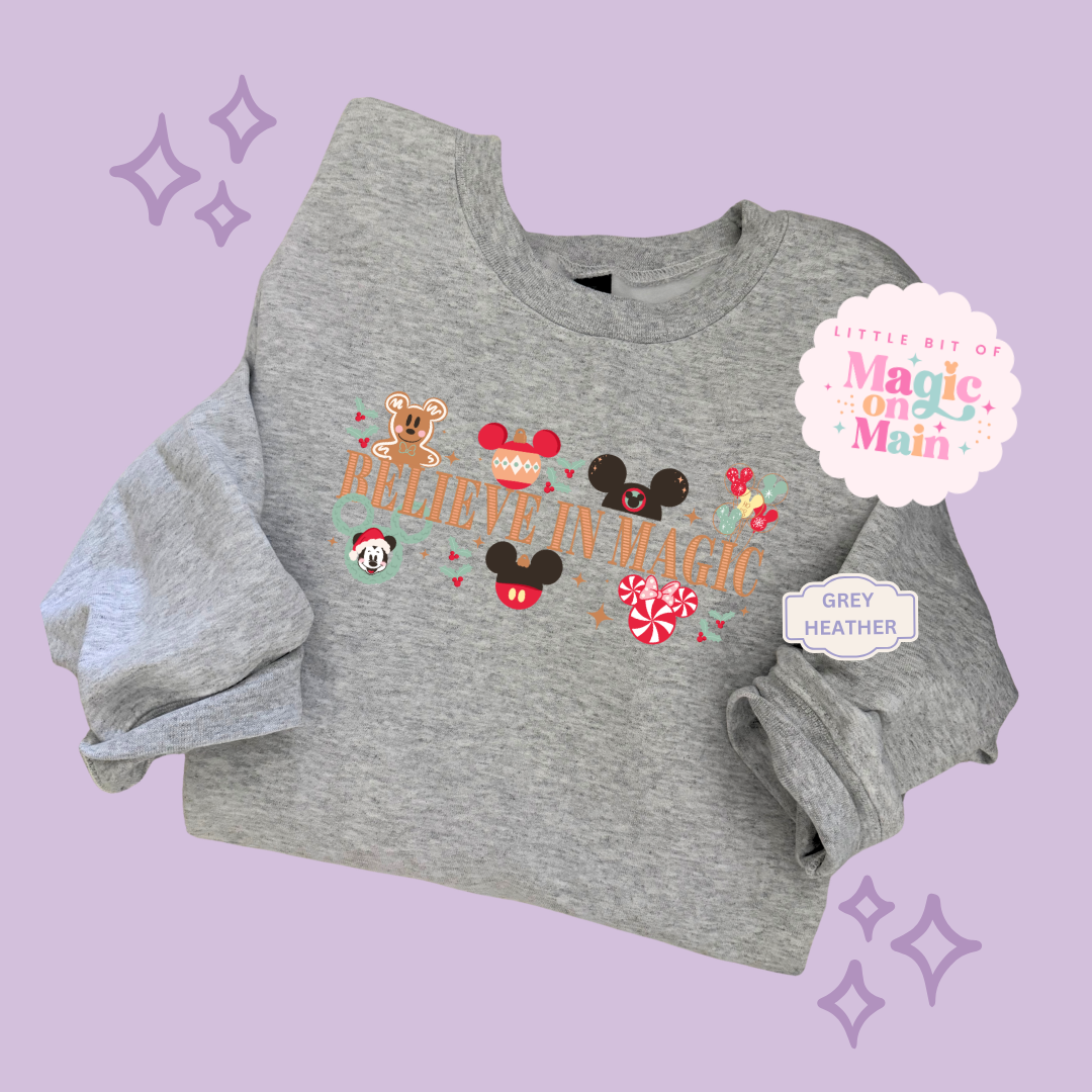 PRINTED BELIEVE IN MAGIC - EXCLUSIVE TO MoM - ADULT SWEATSHIRT