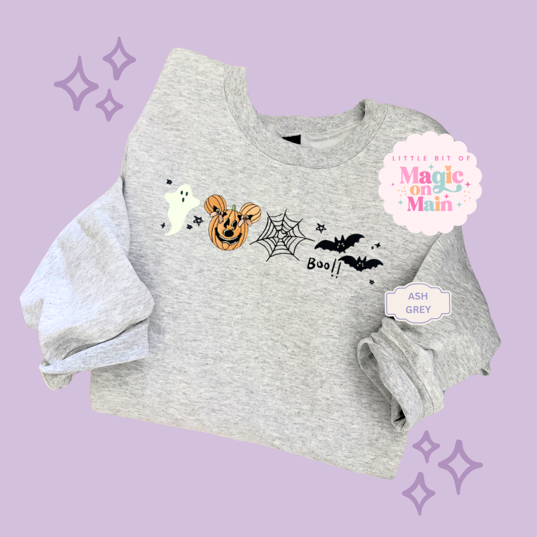 EMBROIDERED BOO CREW - EXCLUSIVE TO MoM - ADULT SWEATSHIRT