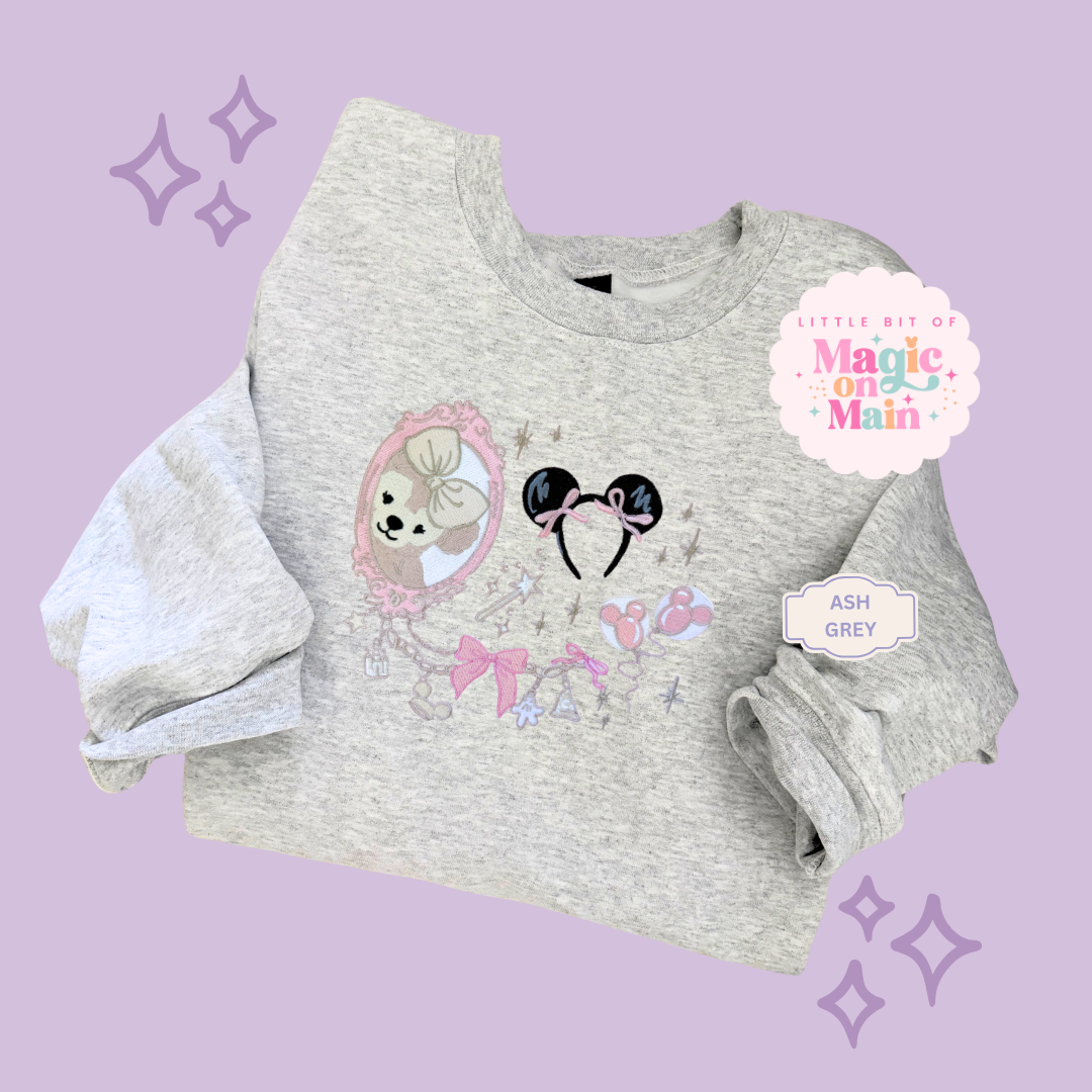 EMBROIDERED PARK GIRLIE - ADULT SWEATSHIRT 10052