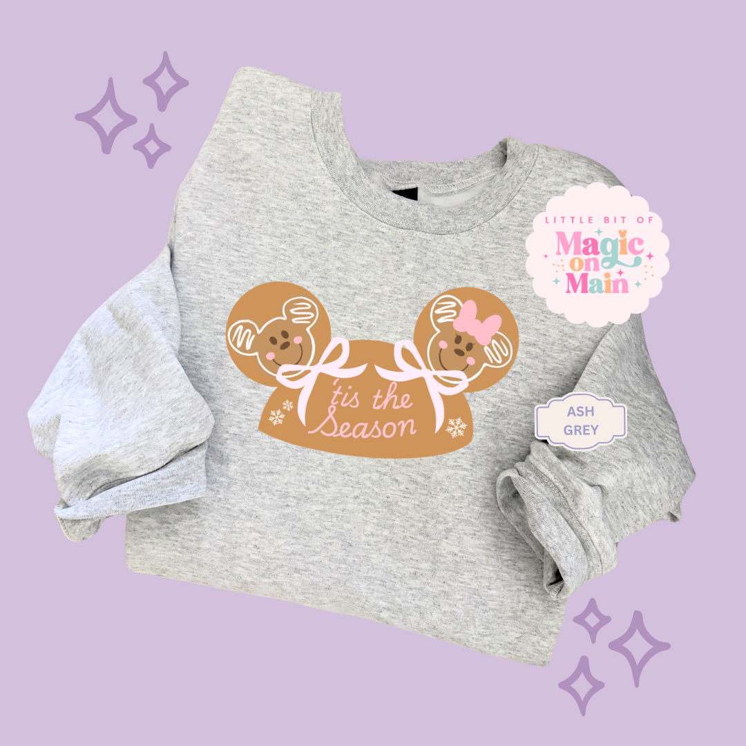 PRINTED GINGERBREAD HOLIDAY HAT- EXCLUSIVE TO MoM - ADULT SWEATSHIRT