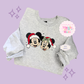 EMBROIDERED MERRY MCKY MNNIE  - ADULT SWEATSHIRT