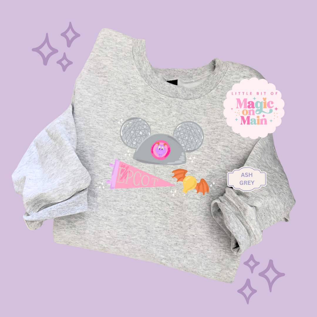 PRINTED EPCOT GIRLIE - EXCLUSIVE TO MoM - ADULT SWEATSHIRT 10042