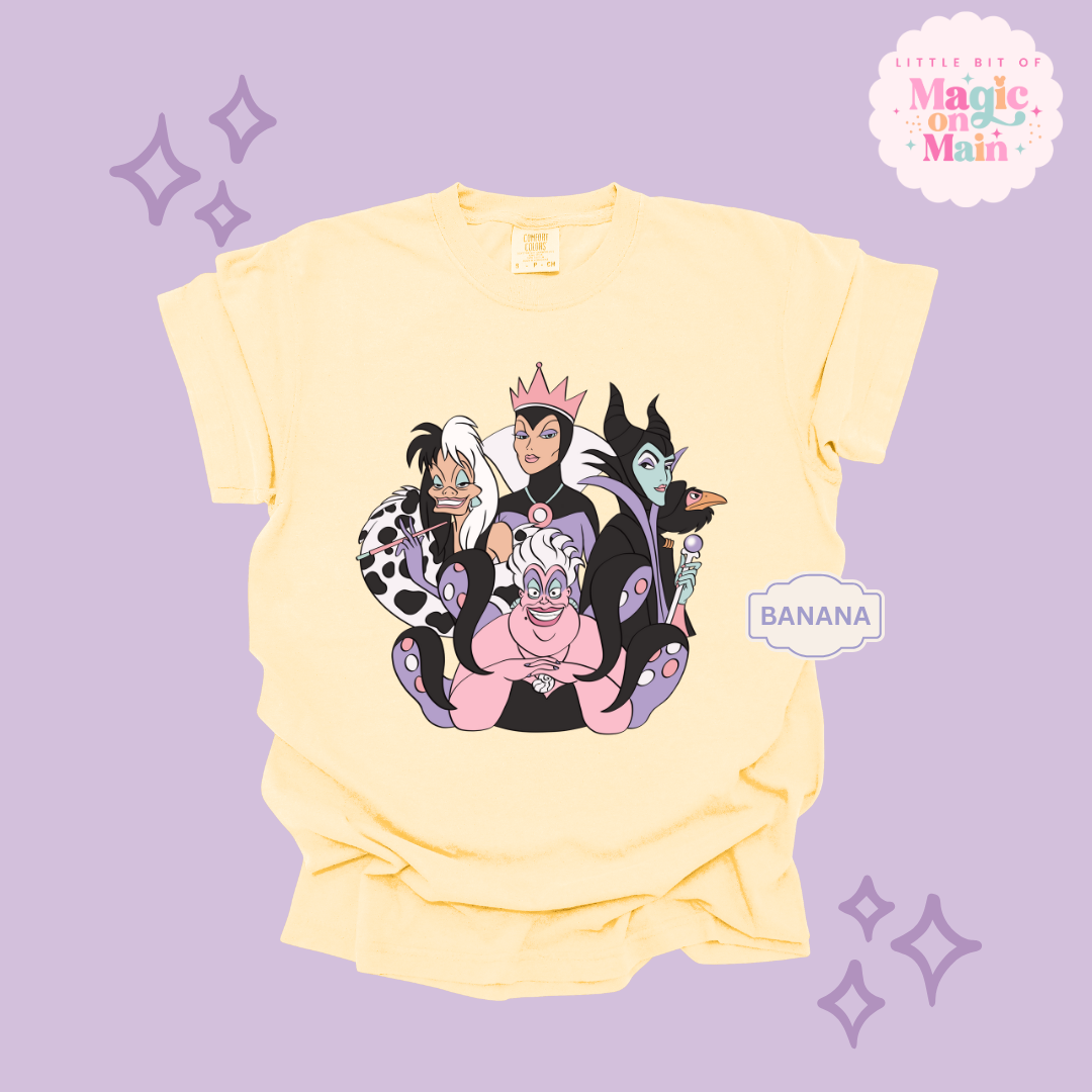 PRINTED VILLAINS - ADULT T-SHIRT