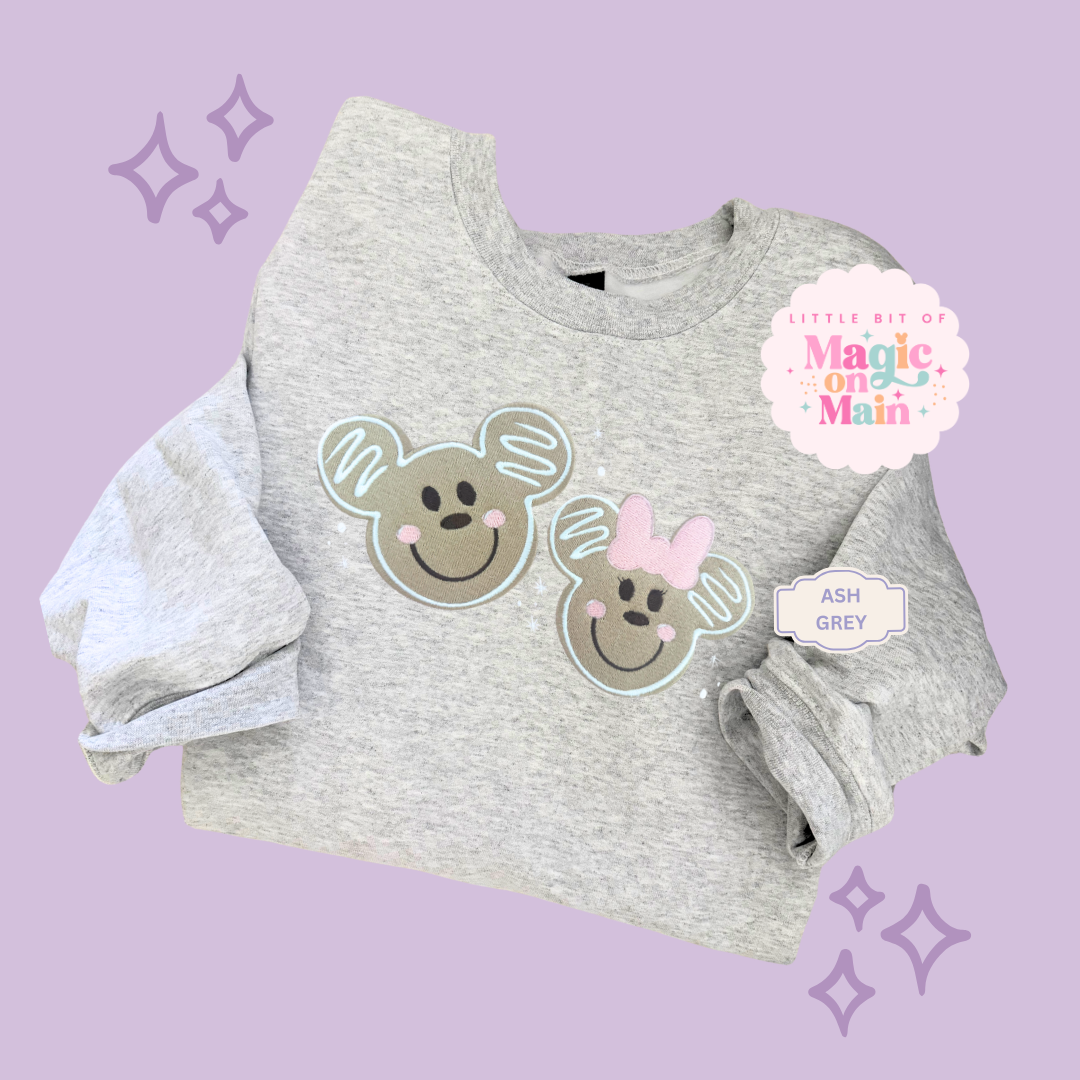 EMBROIDERED GINGERBREAD - EXCLUSIVE TO MoM - ADULT SWEATSHIRT