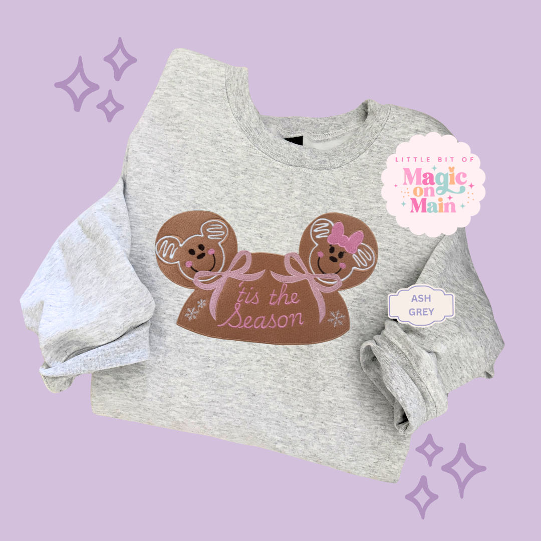 EMBROIDERED GINGERBREAD HOLIDAY HAT - EXCLUSIVE TO MoM - ADULT SWEATSHIRT (Copy)
