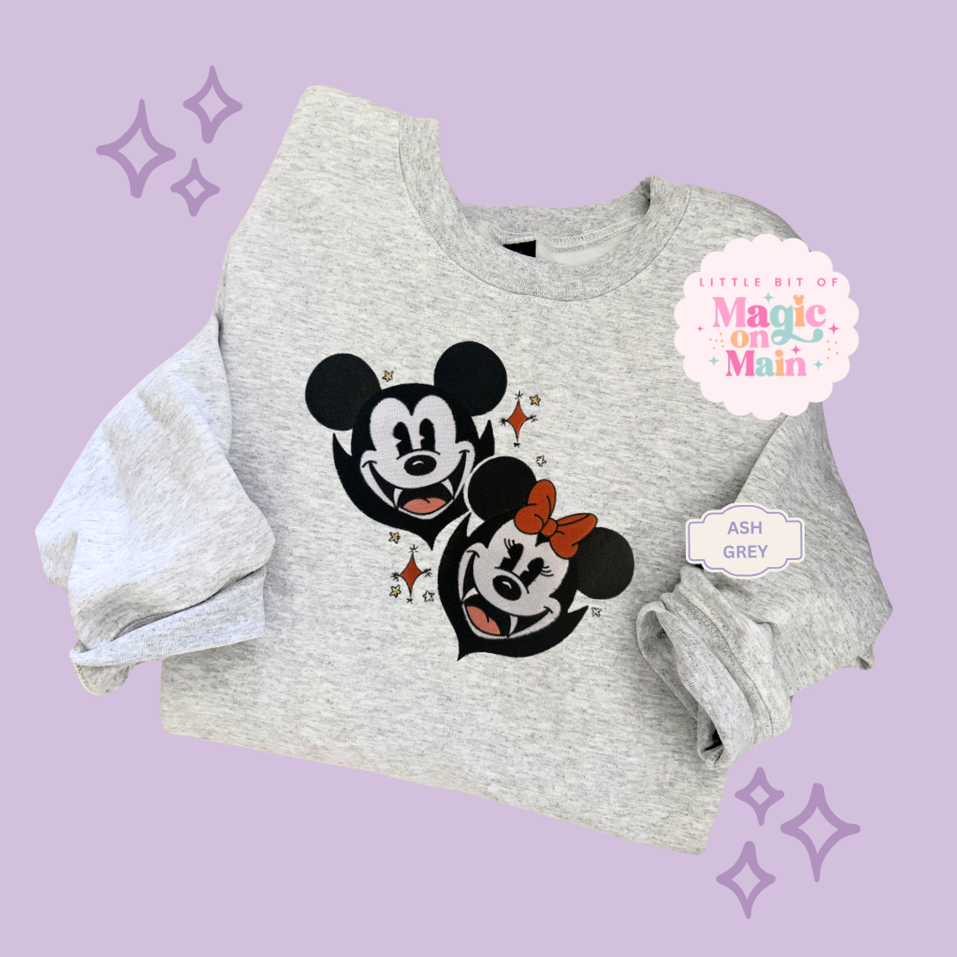 EMBROIDERED MCKY VAMPIRE - EXCLUSIVE TO MoM - ADULT SWEATSHIRT 10058