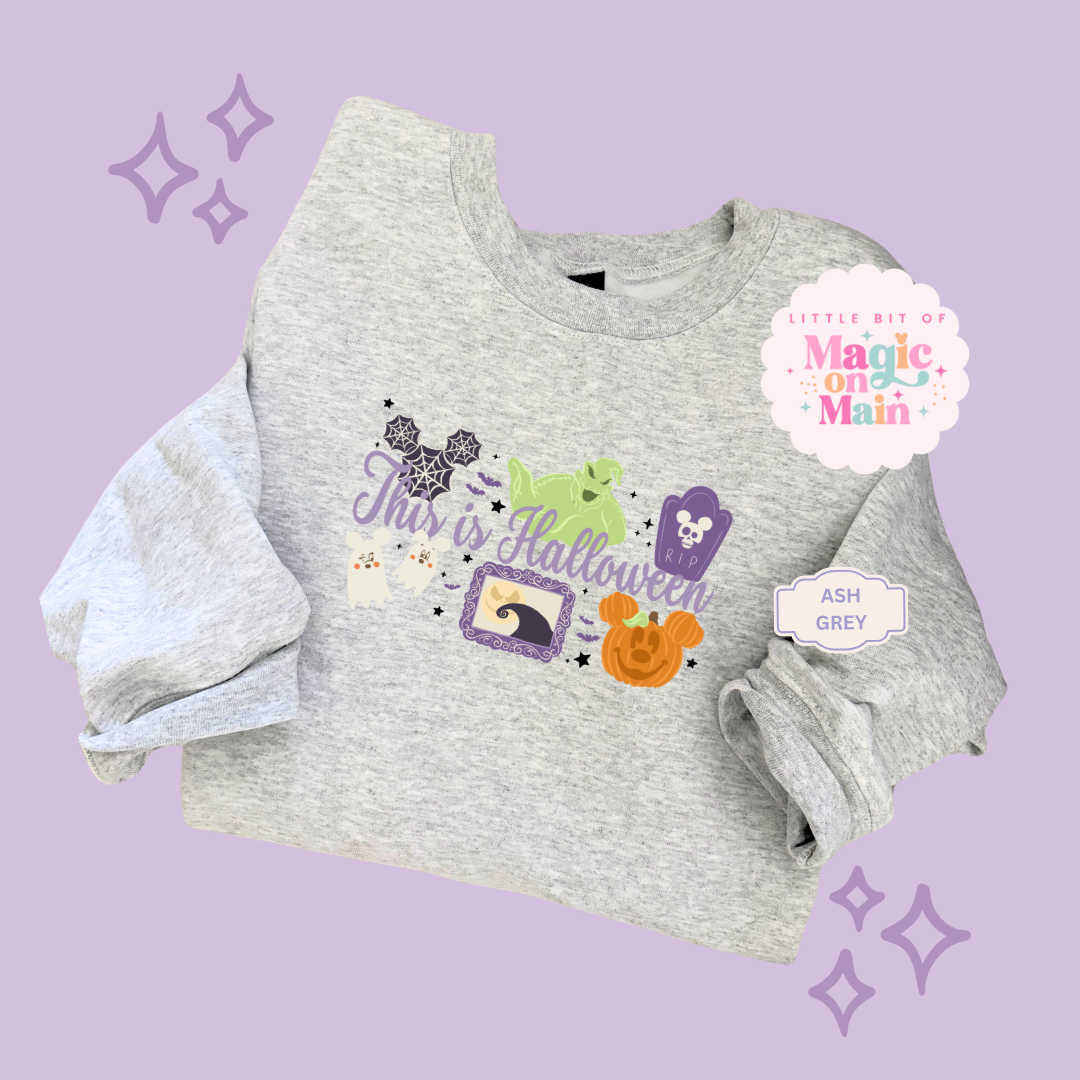 PRINTED THIS IS HALLOWEEN - EXCLUSIVE TO MoM - ADULT SWEATSHIRT