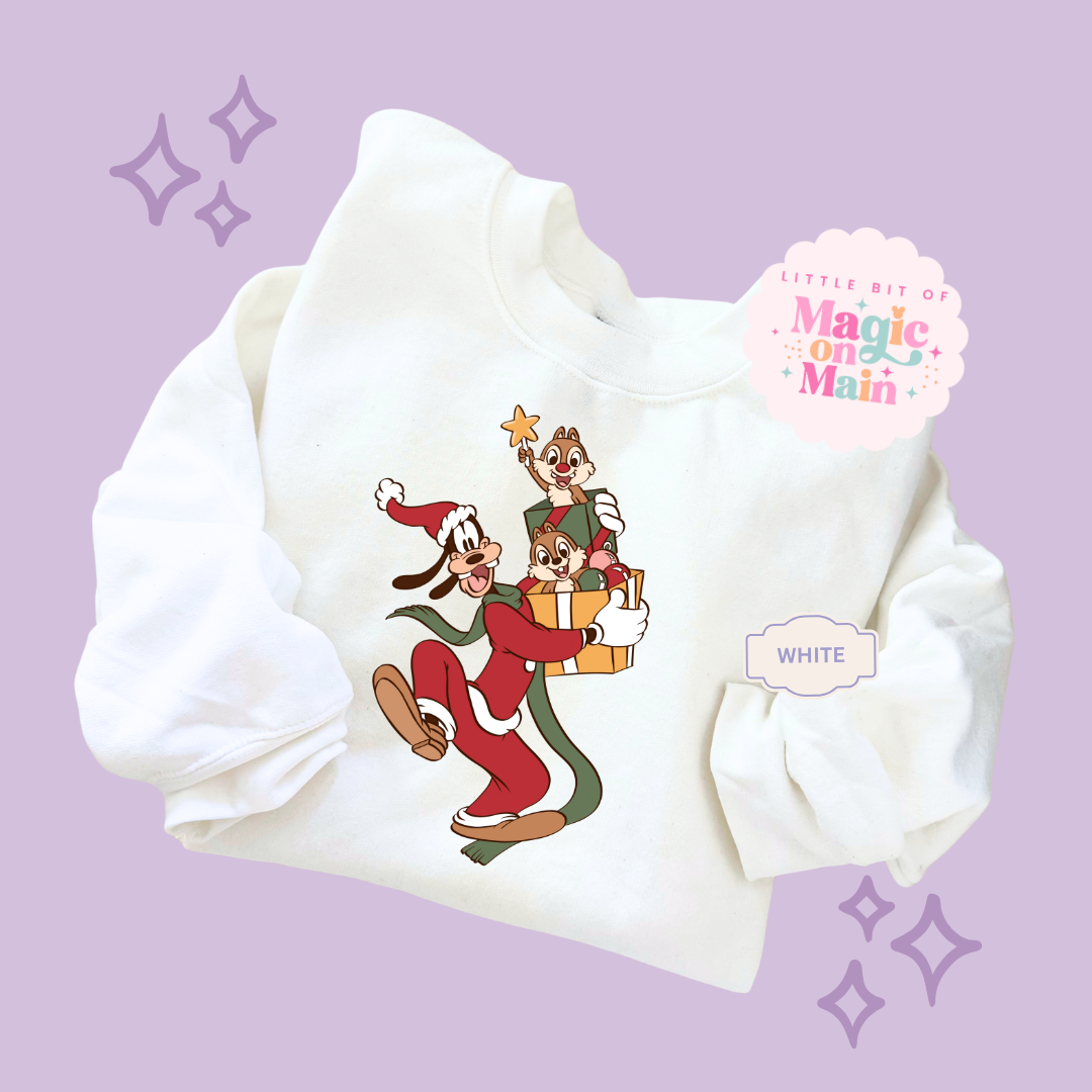 PRINTED GOOFY AND FRIENDS  - ADULT SWEATSHIRT