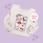 PRINTED GIRLIE POP STAMP - ADULT SWEATSHIRT 10002