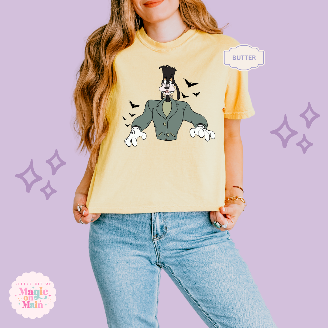 PRINTED HALLOWEEN GOOFY - EXCLUSIVE TO MoM  - WOMENS BOXY T-SHIRT