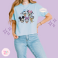 EMBROIDERED MICKEY AND FRIENDS - WOMENS BOXY T-SHIRT