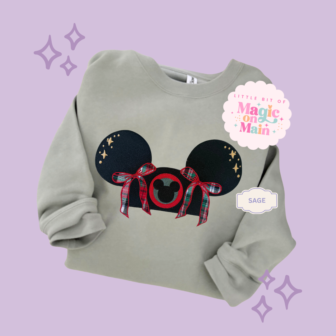 EMBROIDERED CHRISTMAS HAT - EXCLUSIVE TO MoM - ADULT SWEATSHIRT