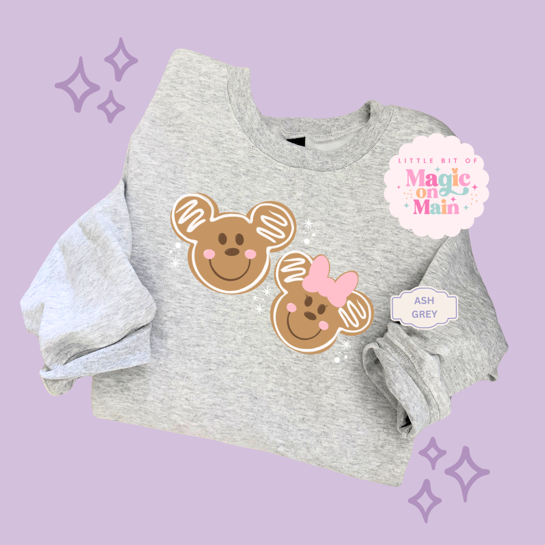 PRINTED GINGERBREAD - EXCLUSIVE TO MoM - ADULT SWEATSHIRT