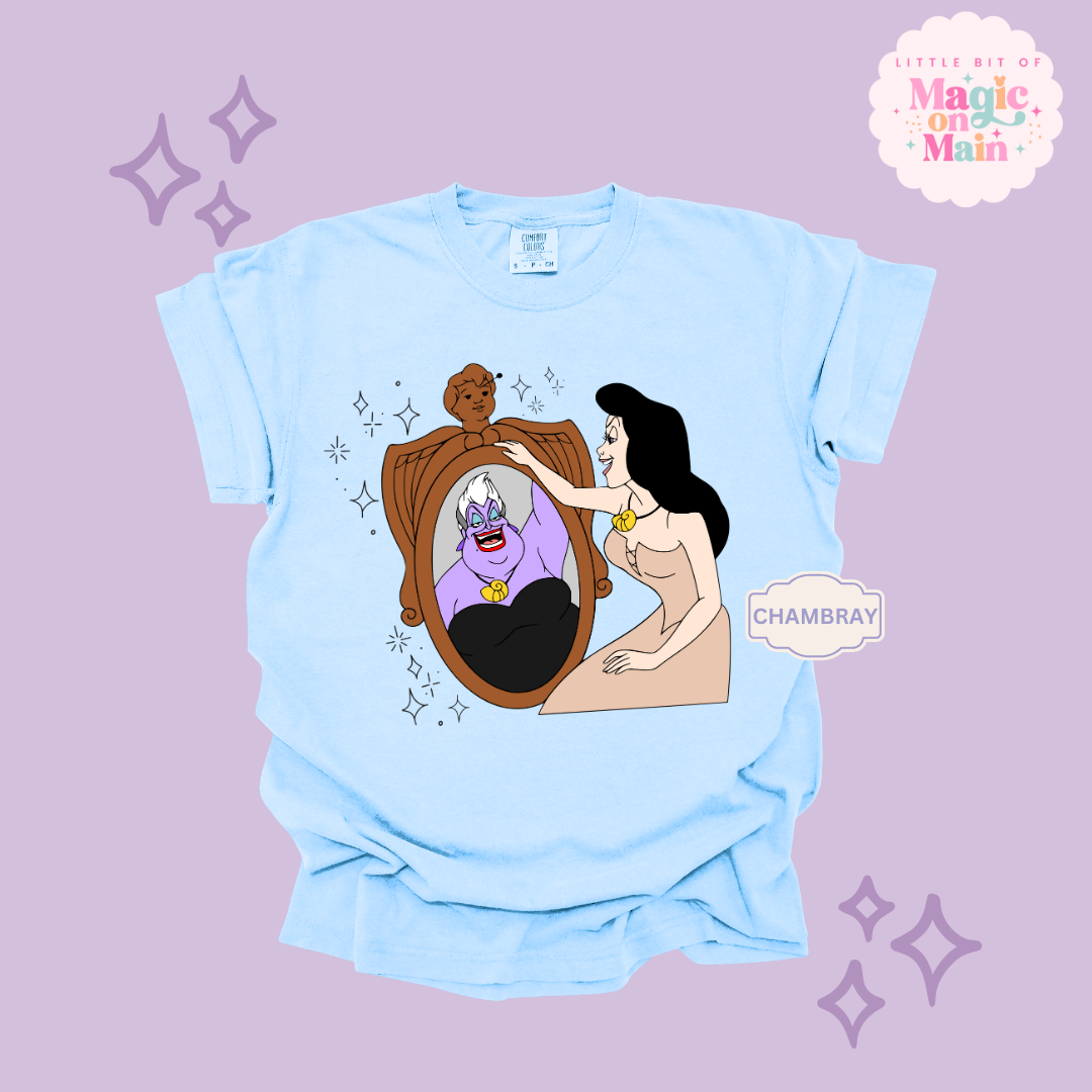 PRINTED VANESSA MIRROR WITH SPARKLE - ADULT T-SHIRT