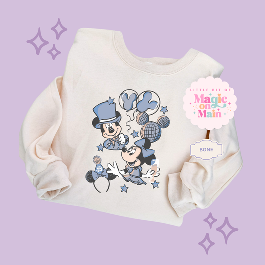 PRINTED NYE BLUE/GREY - ADULT SWEATSHIRT