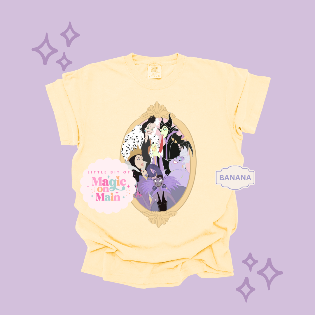 PRINTED VILLAINS COQUETTE - EXCLUSIVE TO MoM - ADULT T-SHIRT