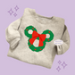 PRINTED MICKEY WREATH - EXCLUSIVE TO MoM - TODDLER / YOUTH SWEATSHIRT