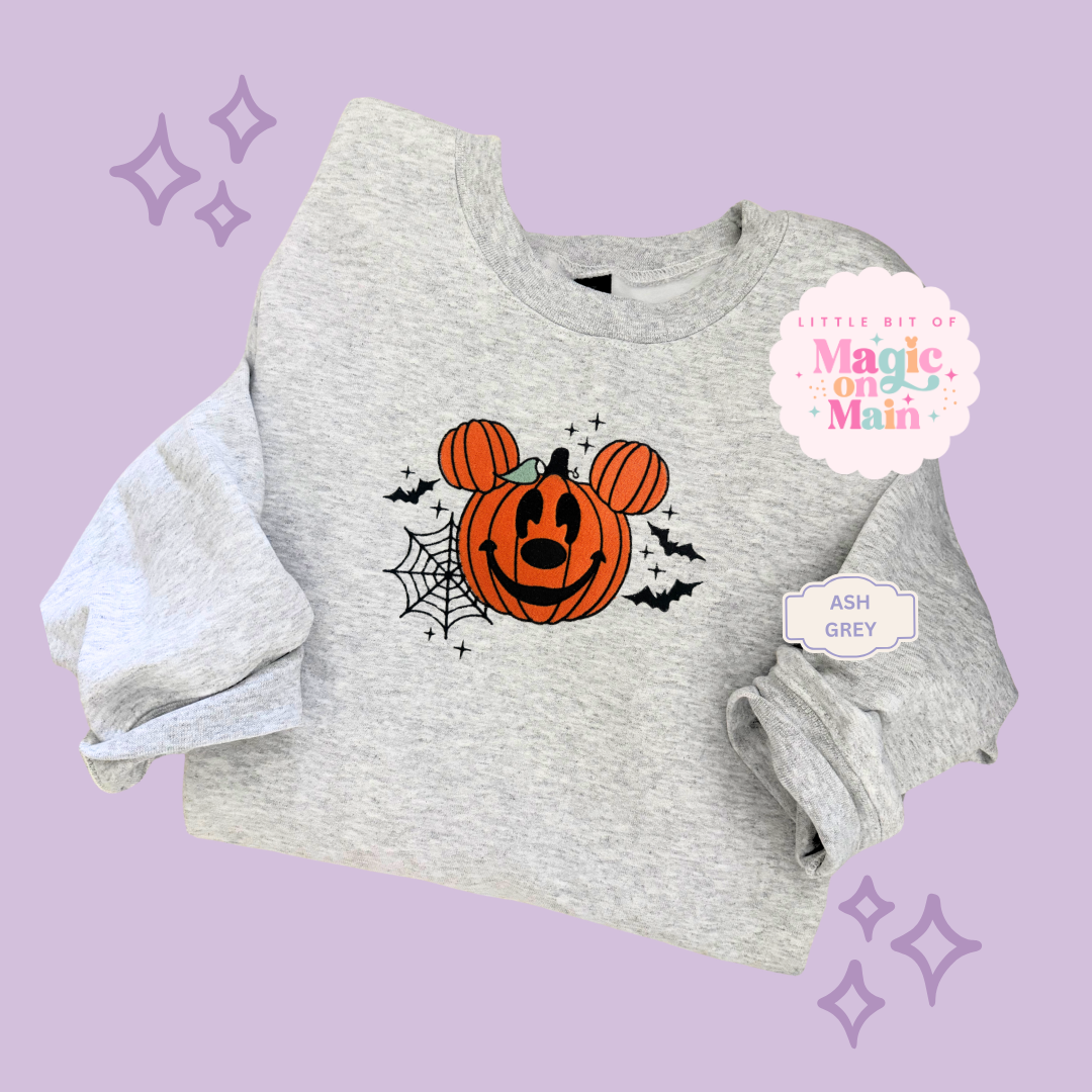 EMBROIDERED MCKY PUMPKIN - EXCLUSIVE TO MoM - ADULT SWEATSHIRT 10057