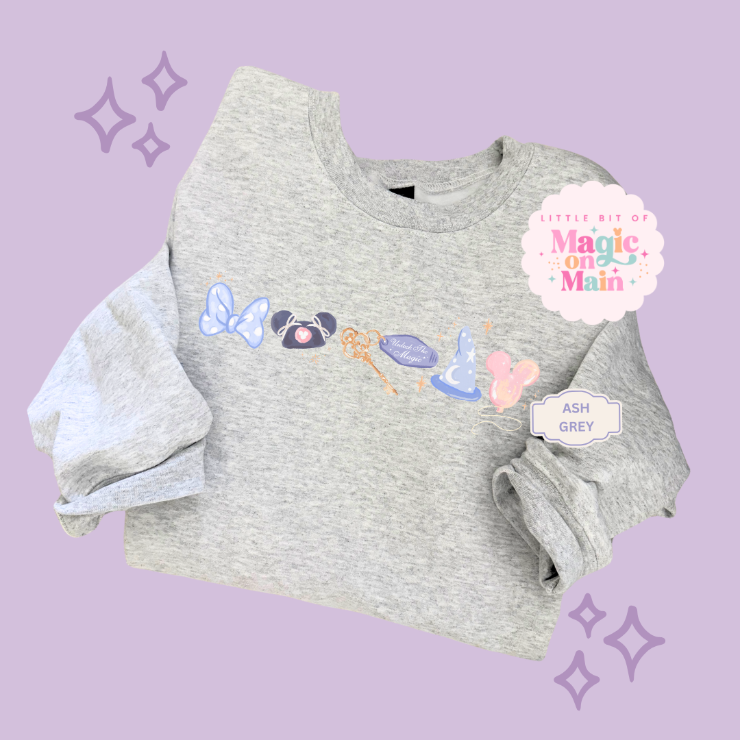 PRINTED PARK DAY MAGIC - EXCLUSIVE TO MoM - ADULT SWEATSHIRT