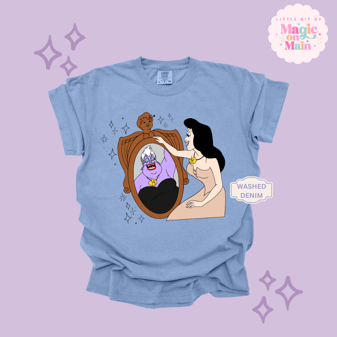 PRINTED VANESSA MIRROR WITH SPARKLE - ADULT T-SHIRT
