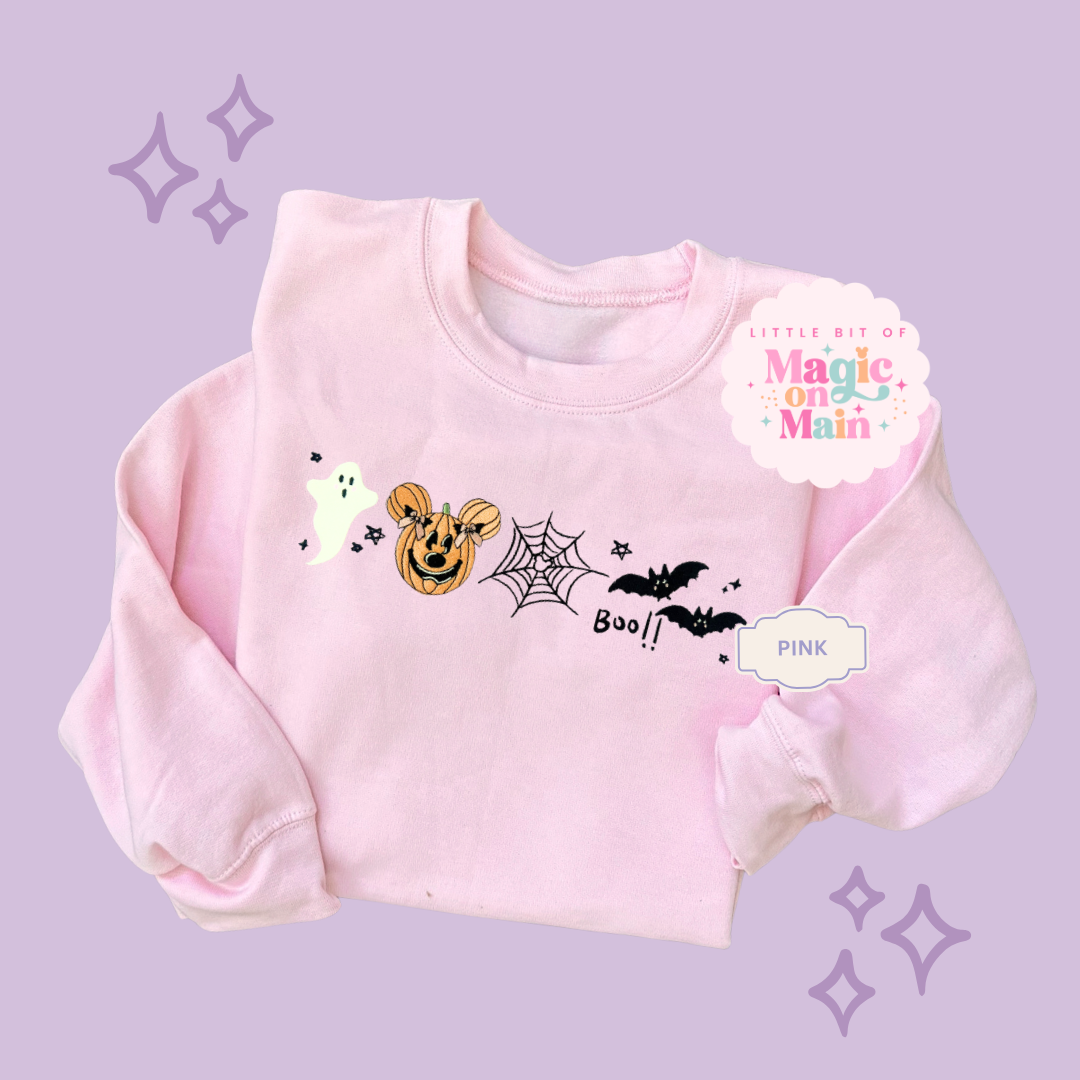 EMBROIDERED BOO CREW - EXCLUSIVE TO MoM - ADULT SWEATSHIRT