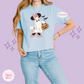 PRINTED GHOST MINNIE - WOMENS BOXY T-SHIRT