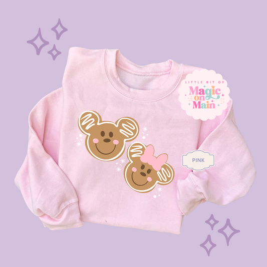 PRINTED GINGERBREAD - EXCLUSIVE TO MoM - ADULT SWEATSHIRT
