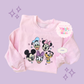 EMBROIDERED MCKY AND FRIENDS - ADULT SWEATSHIRT