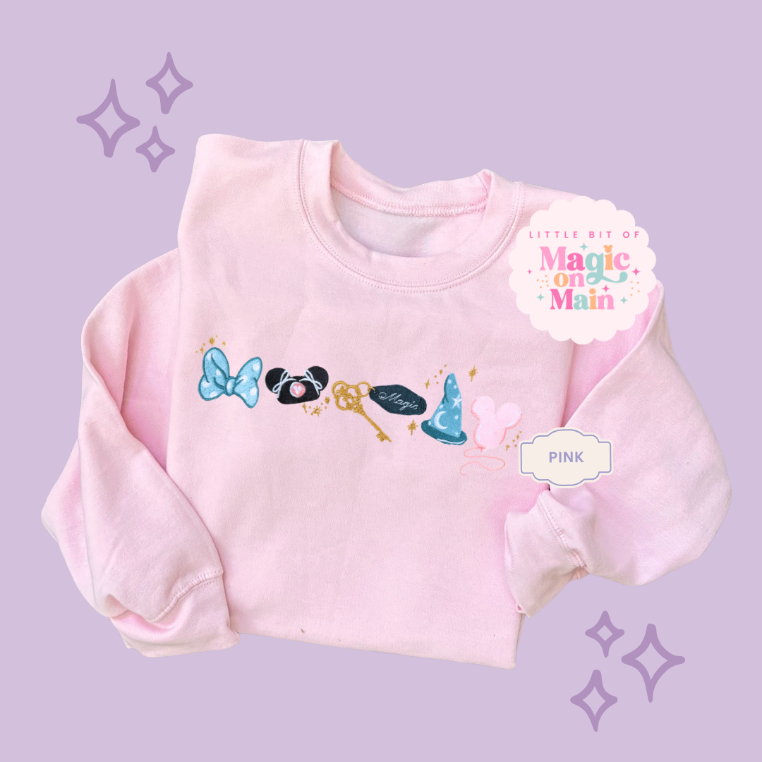 EMBROIDERED PARK DAY MAGIC - EXCLUSIVE TO MoM - ADULT SWEATSHIRT