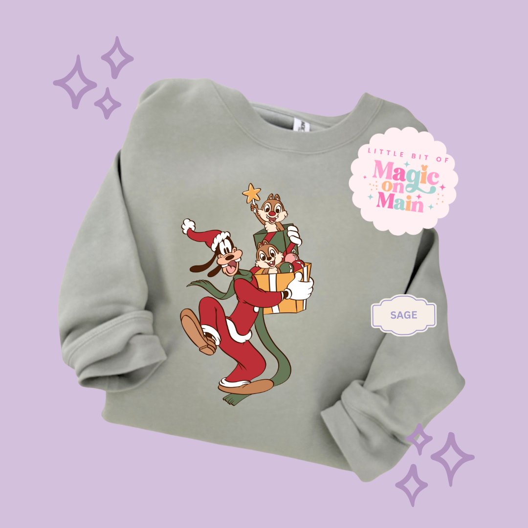 PRINTED GOOFY AND FRIENDS  - ADULT SWEATSHIRT