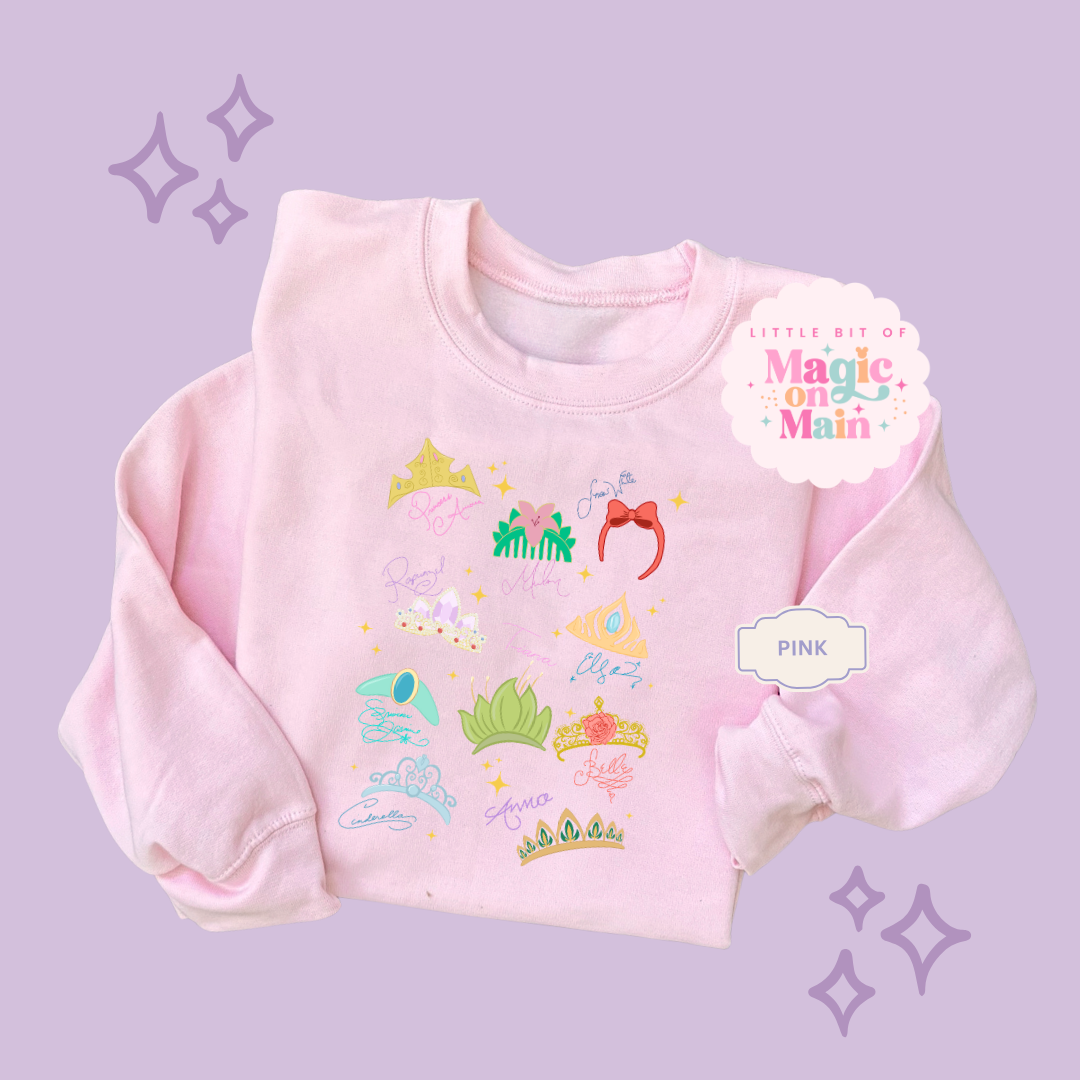PRINTED CROWNS - ADULT SWEATSHIRT 10045