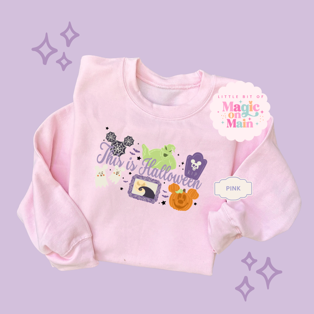 PRINTED THIS IS HALLOWEEN - EXCLUSIVE TO MoM - ADULT SWEATSHIRT