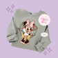 PRINTED MINNIE CHRISTMAS - ADULT SWEATSHIRT