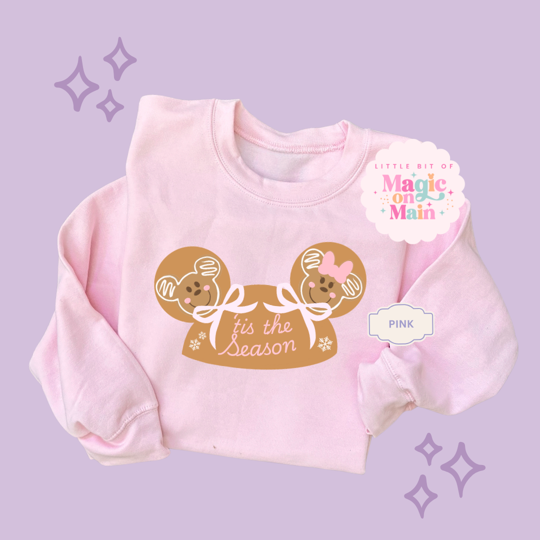 PRINTED GINGERBREAD HOLIDAY HAT- EXCLUSIVE TO MoM - ADULT SWEATSHIRT