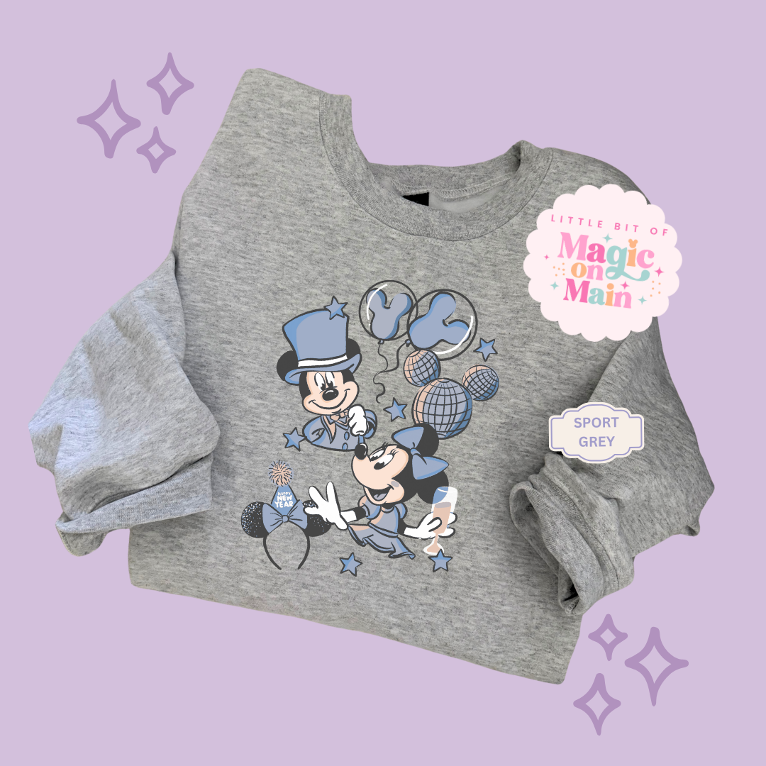 PRINTED NYE BLUE/GREY - ADULT SWEATSHIRT