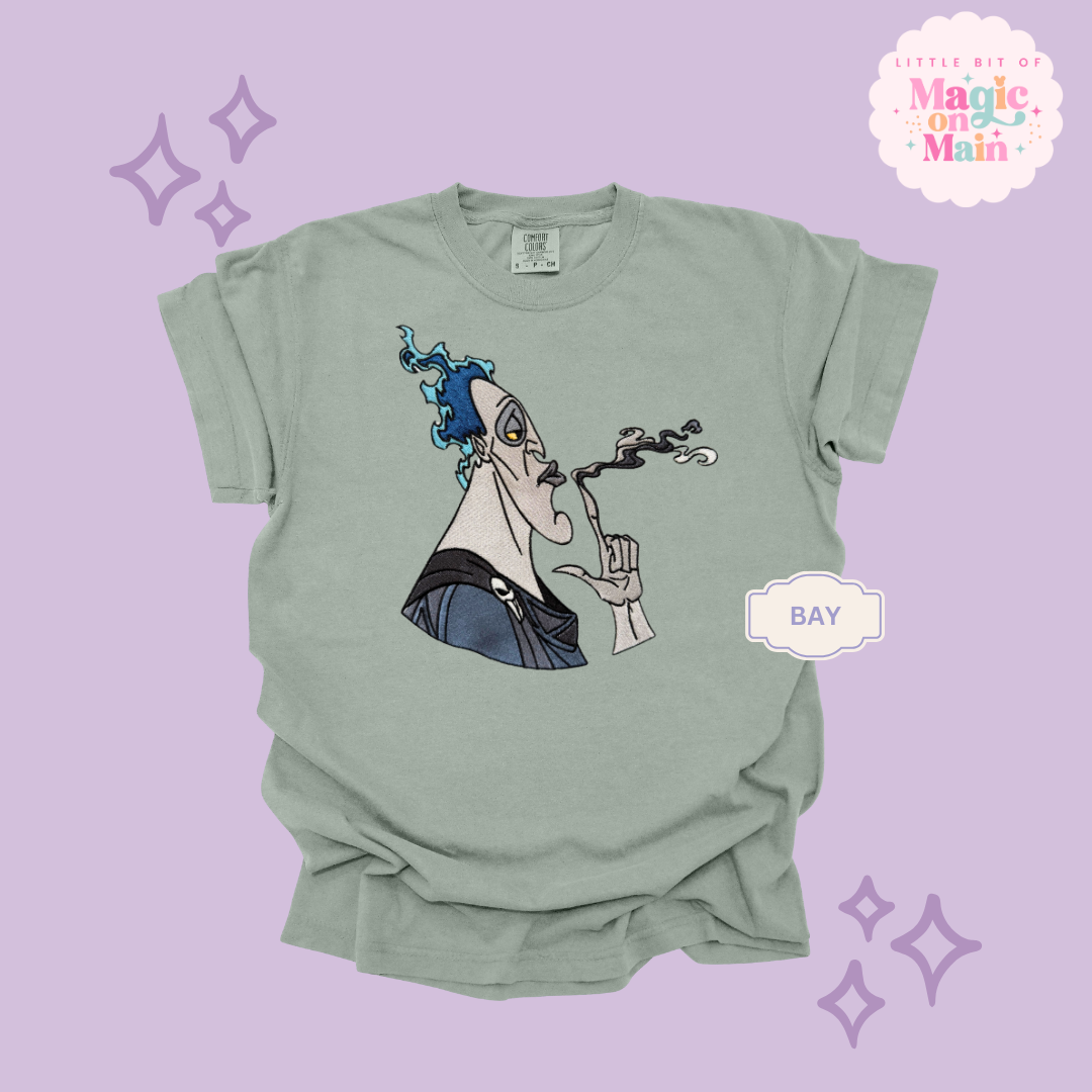 EMBROIDERED HADES  - ADULT T-SHIRT