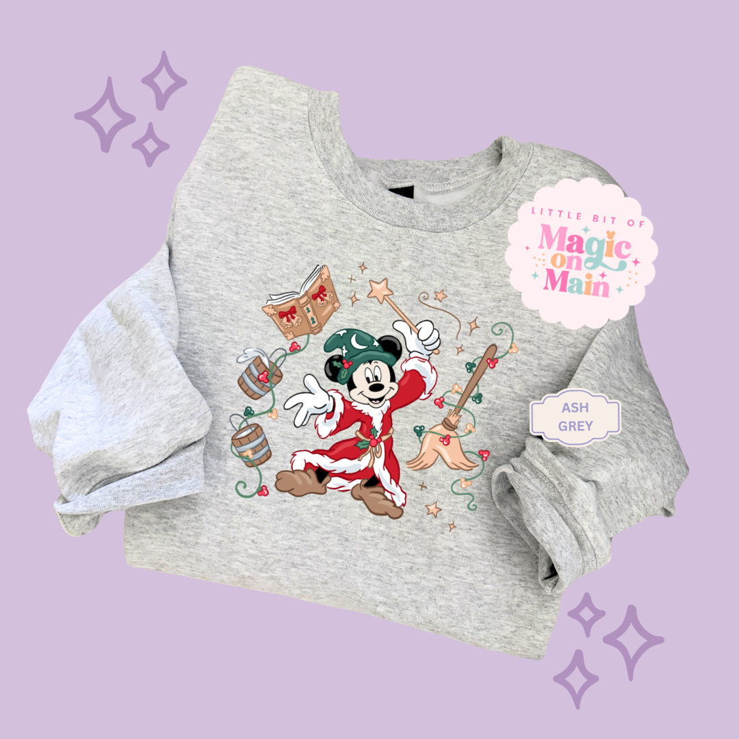 PRINTED CHRISTMAS SORCERER - ADULT SWEATSHIRT