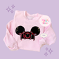 EMBROIDERED APPLIQUE HOLIDAY HAT - EXCLUSIVE TO MoM - ADULT SWEATSHIRT