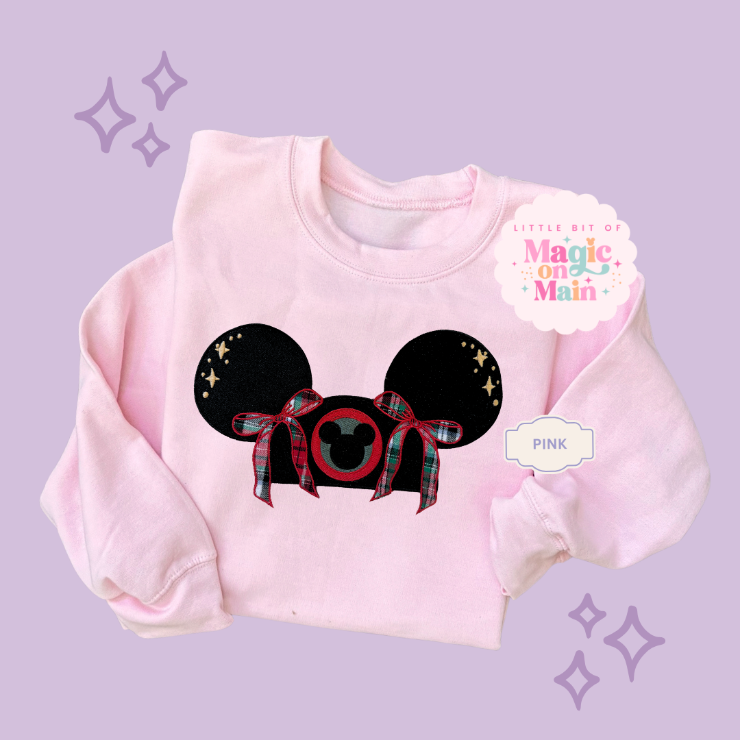 EMBROIDERED APPLIQUE HOLIDAY HAT - EXCLUSIVE TO MoM - ADULT SWEATSHIRT