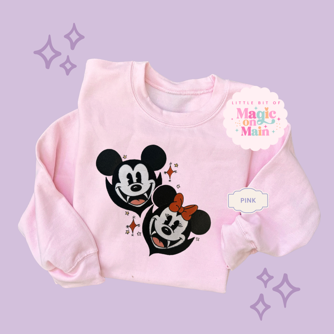 EMBROIDERED MCKY VAMPIRE - EXCLUSIVE TO MoM - ADULT SWEATSHIRT 10058