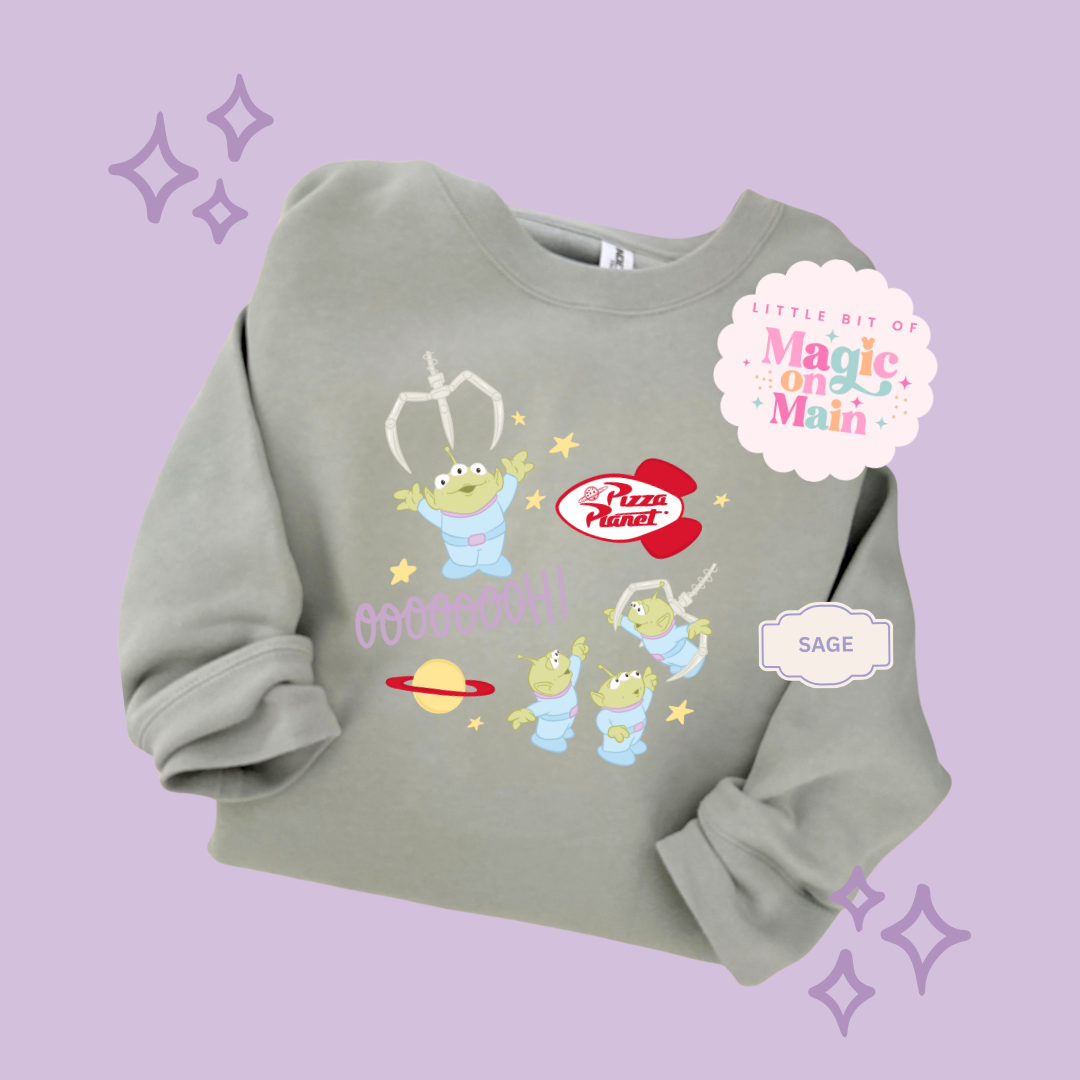 PRINTED ALIENS - EXCLUSIVE TO MoM - ADULT SWEATSHIRT
