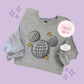 PRINTED MICKEY DISCO BALL - ADULT SWEATSHIRT