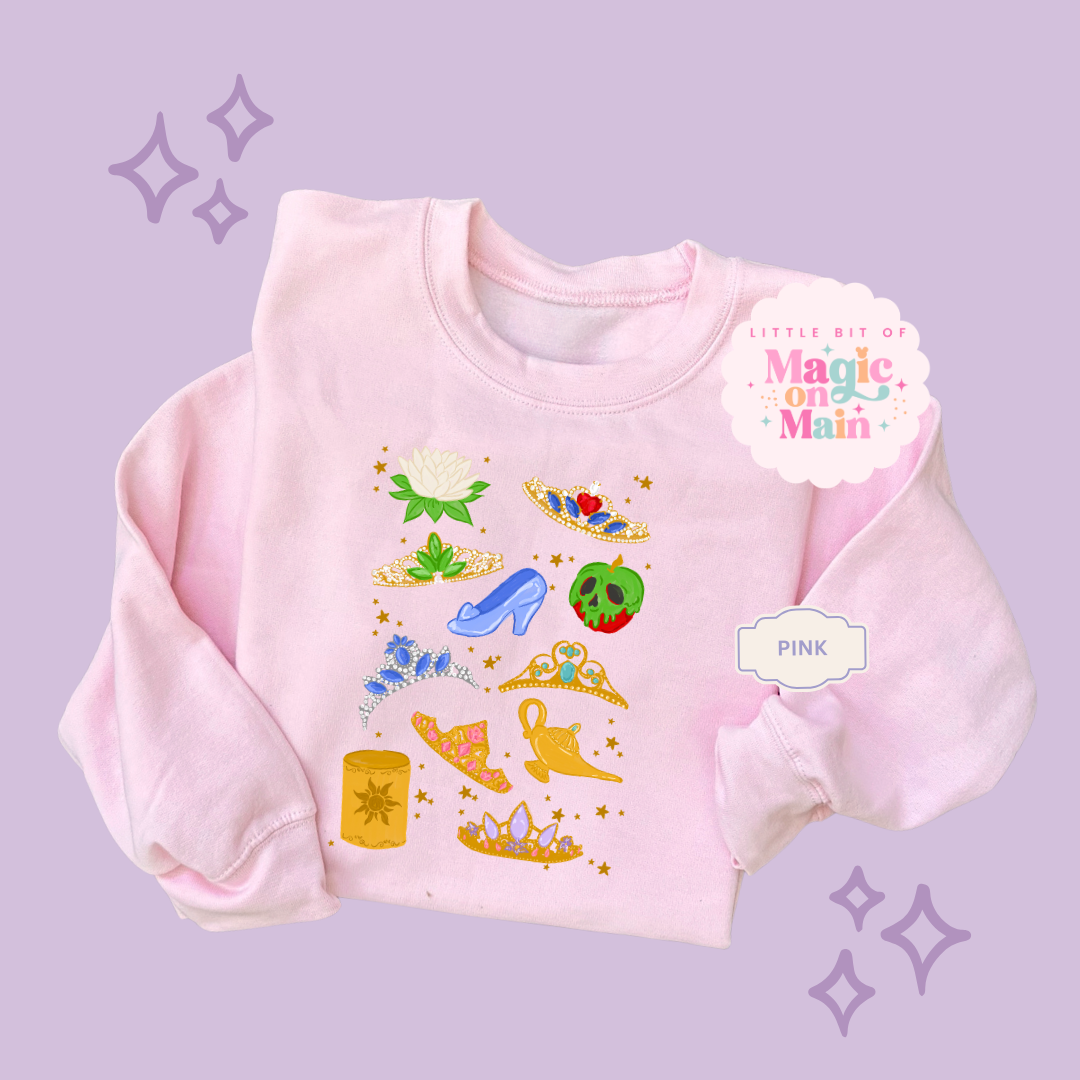 PRINTED PRINCESS ELEMENTS - ADULT SWEATSHIRT 10050