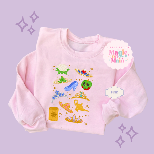 PRINTED PRINCESS ELEMENTS - ADULT SWEATSHIRT 10050