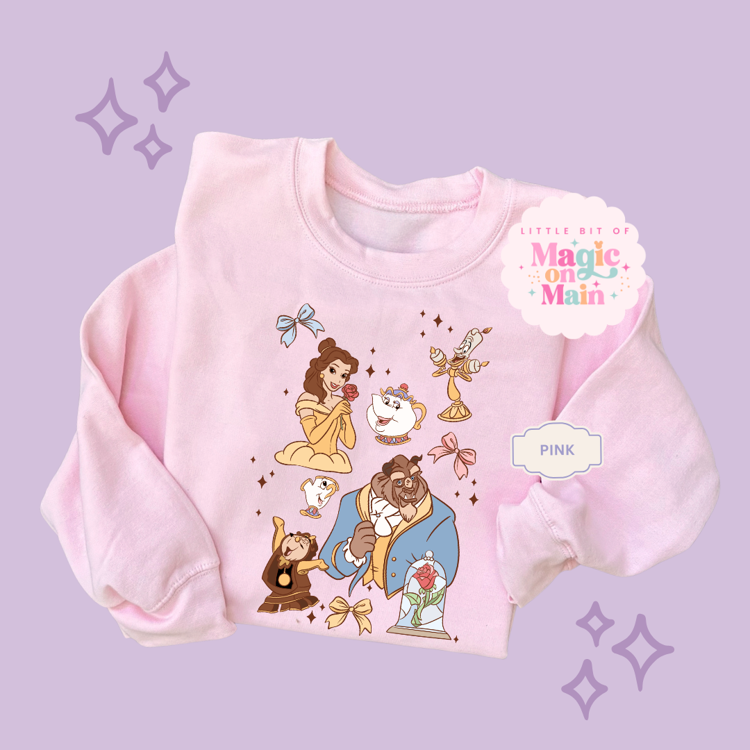 PRINTED BELLE - ADULT SWEATSHIRT 10044